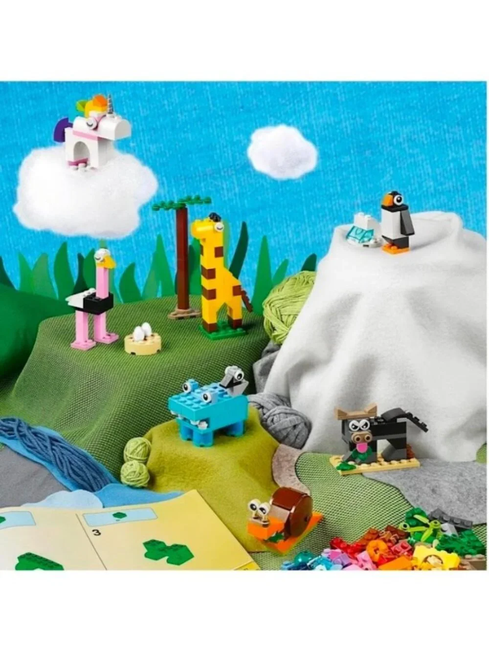 BRAND NEW LEGO Classic Creator Fun 11011 Bricks and Animals (1500 pcs) 4+